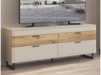TV skříňka Romy, šedá/dub