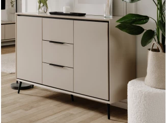Komoda se zásuvkami Garrone 135 cm, písková