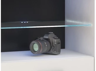 Sada LED osvětlení pro skleněné police (2 ks) bílé