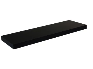 Nástěnná police Basic 120 cm, černá