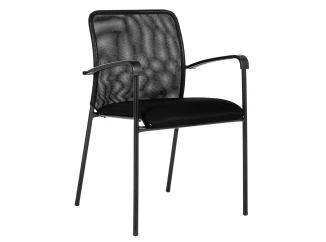 Konferenční židle Spider, černá látka
