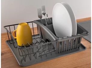 Odkapávač nádobí Lava TouchTherm antracitový