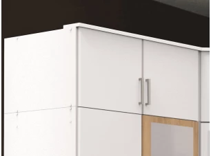 Skříňový nástavec Click, 91 cm, bílý
