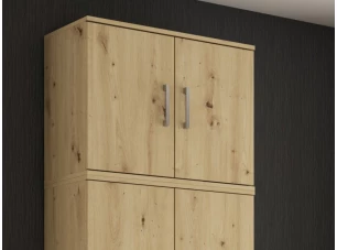 Nízká skříňka/skříňový nástavec Nitro 70 cm, dub artisan