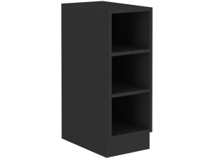 Dolní kuchyňský regál Monza, 30 cm, černý