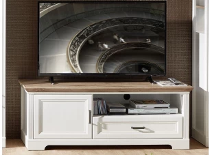 TV skříňka Jasmin, bělená pinie/dub