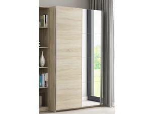 Šatní skříň Carlos 150 cm, dub sonoma