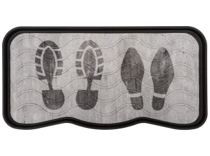 Odkapávač na boty 75x38 cm, motiv stopy