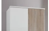 Šatní skříň bez zrcadla Click, 91 cm, bílá/dub sonoma