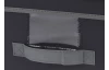 Úložný box s víkem 39x29 cm, tmavě šedá látka