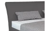 Postel Dezra 160x200 cm, šedá ekokůže