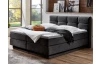 Postel boxspring Portage 160x200 cm, antracitová látka