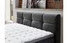 Postel boxspring Portage 160x200 cm, antracitová látka