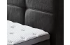 Postel boxspring Portage 160x200 cm, antracitová látka