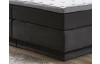 Postel boxspring Portage 160x200 cm, antracitová látka