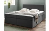 Postel boxspring Aston 180x200 cm, antracitově šedá látka