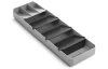 Organizér na příbory UniFit 40-49 cm, šedý
