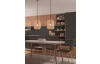 Lustr Runa, sisal/kov