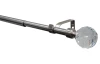 Garnýž Astra 120-210 cm, ušlechtilá ocel/sklo