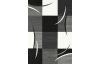 Koberec Diamond 80x150 cm, černo-šedý
