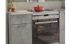 Kuchyňský blok Irma, bílá/šedý beton