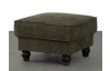 Taburet Carlos, zelená strukturovaná látka