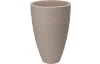 Květináč Sandy 60 cm, žebrovaný pískový
