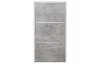Botník Fulda, bílý/šedý beton, výška 115 cm