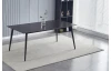 Jídelní stůl Danny 160x90 cm, imitace černého mramoru