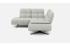 Rohová sedačka Prado, světle béžová látka, levý roh