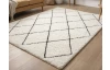 Koberec Ideal Shaggy 120x170 cm, diamant krémový/černý