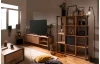 Široká TV skříňka Denver, dub artisan/antracit