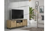 TV skříňka Trondheim 158 cm, dub artisan/dub černý