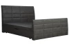 Postel boxspring Bonny 180x200 cm, antracitová vintage látka