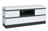 TV skříňka Campania 161 cm, bílá/antracit