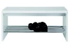 Předsíňová lavice na boty Marton, bílý lesk