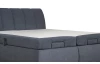 Postel boxspring s polohováním Meryl 180x200 cm, antracitová látka