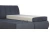 Postel boxspring s polohováním Meryl 180x200 cm, antracitová látka