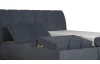Postel boxspring s polohováním Meryl 180x200 cm, antracitová látka
