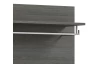 Šatní panel s policí Salsa, 80 cm, šedý dub