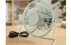 Ventilátor USB 15 cm, kov (mix barev)