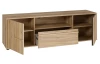 TV skříňka Arank 163 cm, dub mauvella/černá
