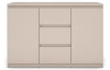 Komoda se 3 zásuvkami Carlos, béžová kašmír, 120 cm