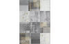 Koberec Edessa 160x230 cm, šedo-zlatý, vintage