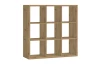 Regál Style 3x3, dub artisan