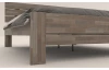 Postel Lina 180x200 cm, šedý buk