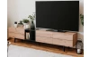 Široká TV skříňka Nola, dub artisan/černá