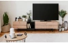 Široká TV skříňka Nola, dub artisan/černá