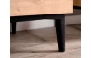 Široká TV skříňka Nola, dub artisan/černá