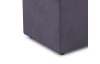 Taburet Surprise Midi 60x45 cm, hlubinná modrá látka